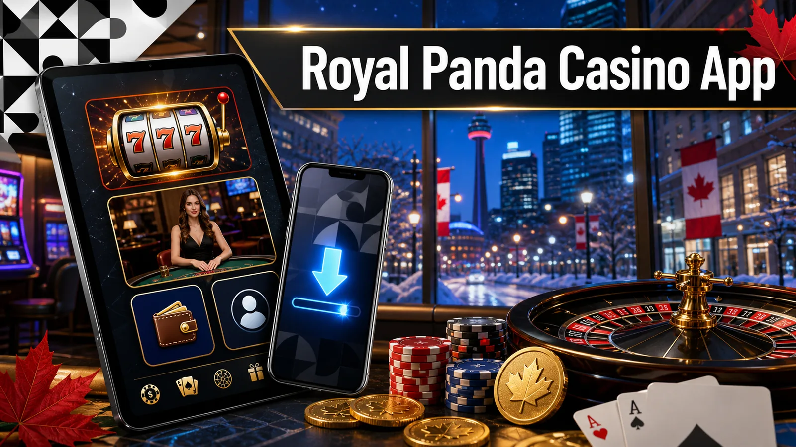 Royal Panda Casino App content banner
