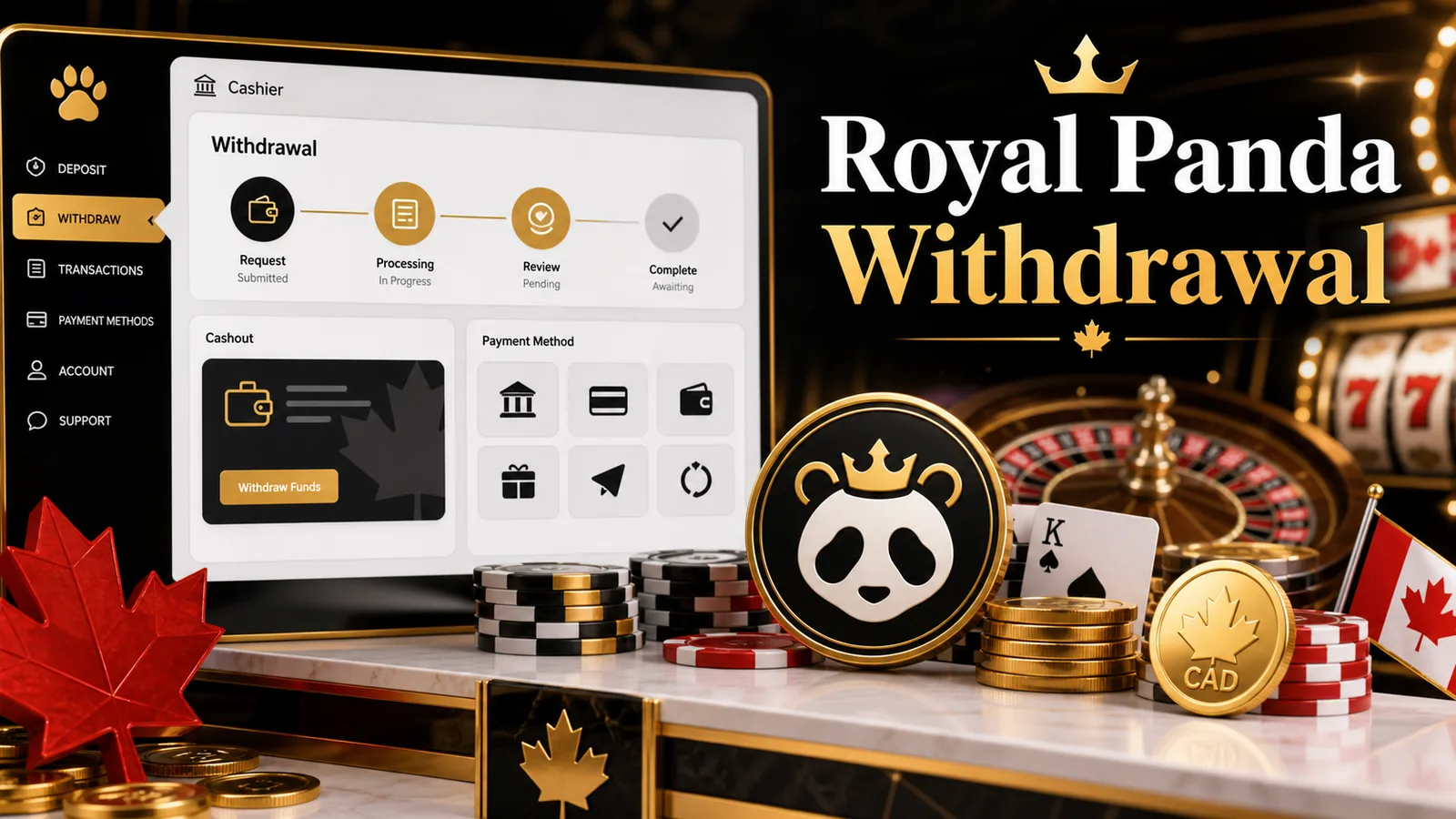 Royal Panda Withdrawal content banner